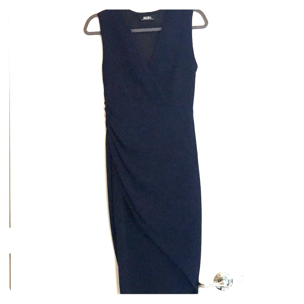 Lulus Navy Wrap Dress